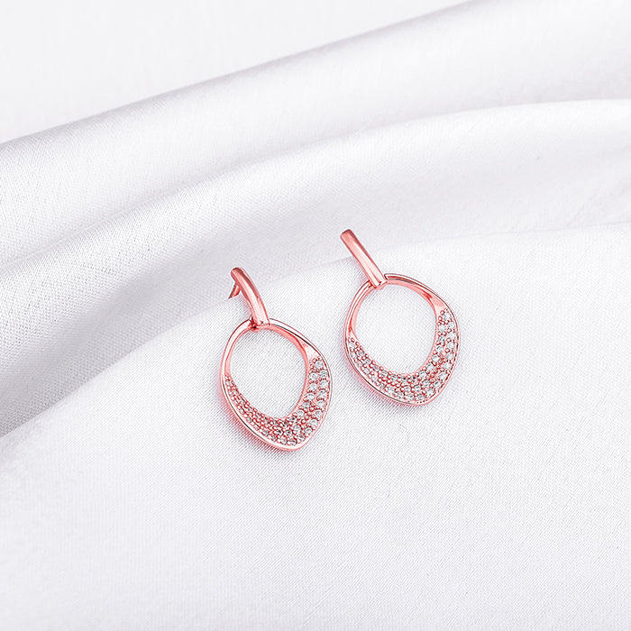 Rose Gold Nova Earrings - Image 2