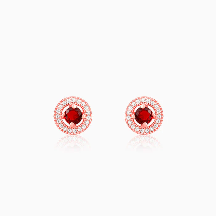 Rose Gold One And Only Earrings