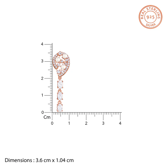 Rose Gold Ophelia Earrings - Image 4