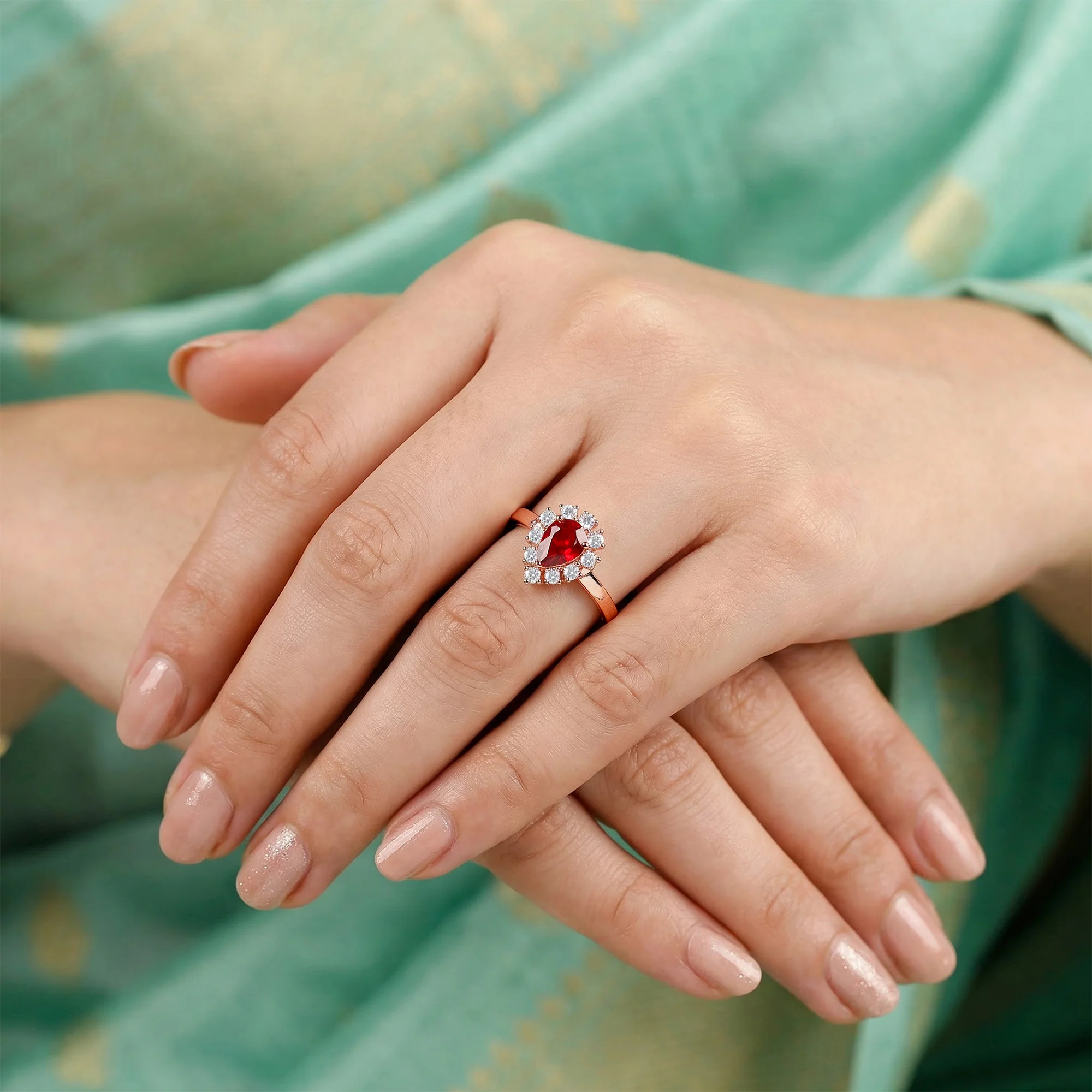 Rose Gold Pachamama Ring - Image 3