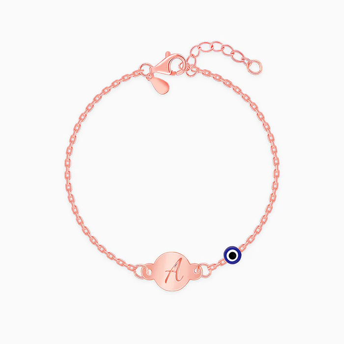 Rose Gold Personalised Envy Gaze Kids Bracelet (2 - 8 Years)