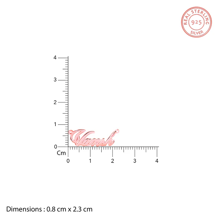 Rose Gold Personalised Name Mangalsutra - Image 4