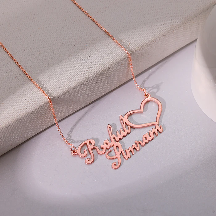 Rose Gold Personalised Precious Sweetheart Pendant - Image 3