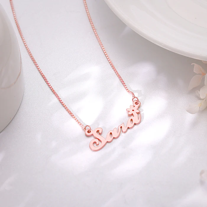 Rose Gold Personalised Self Love Pendant - Image 2