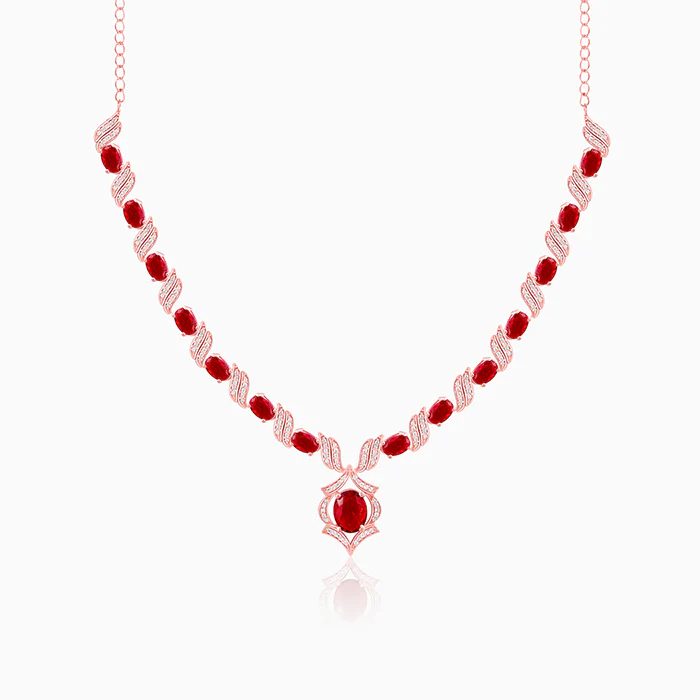 Rose Gold Pretty Woman Necklace