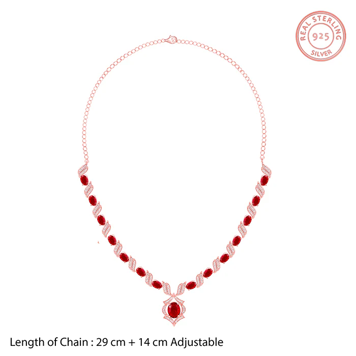 Rose Gold Pretty Woman Necklace - Image 4