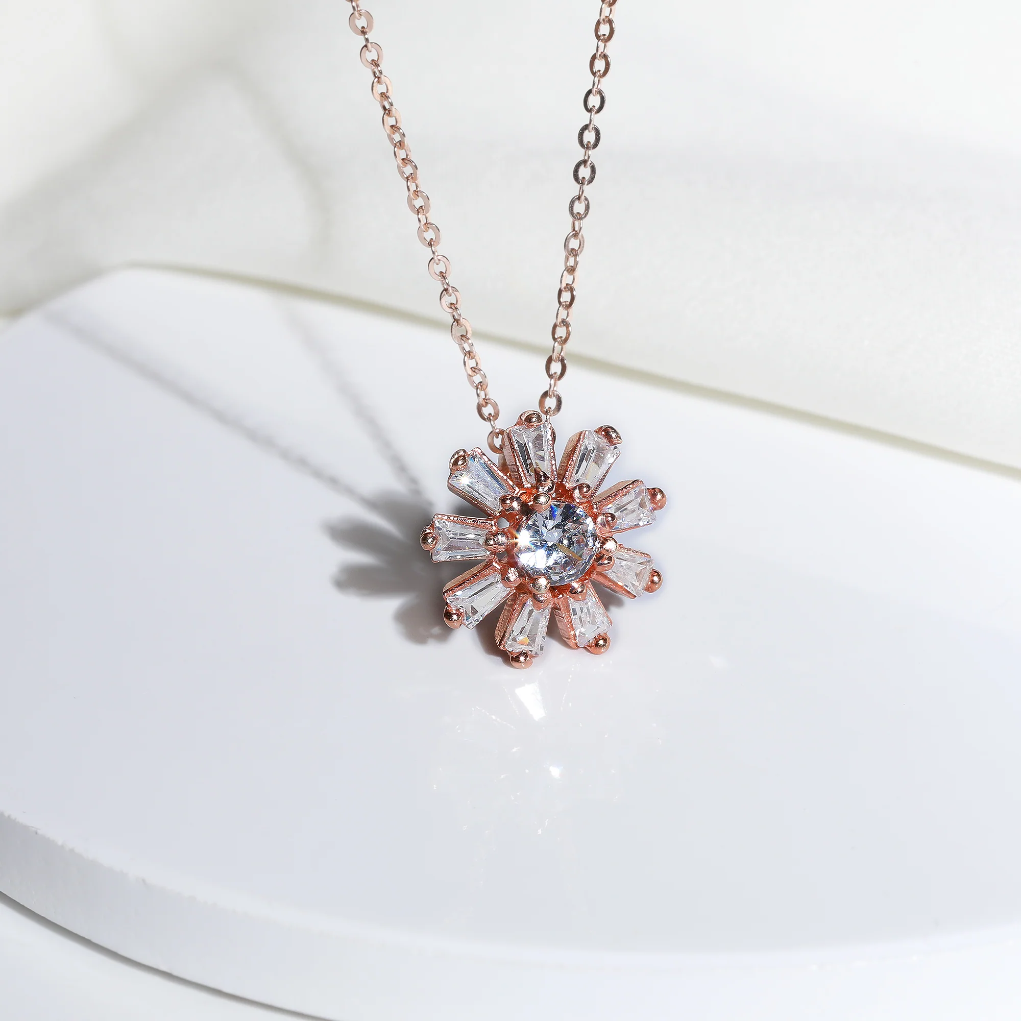Rose Gold Prince's Pine Floral Set - Image 4