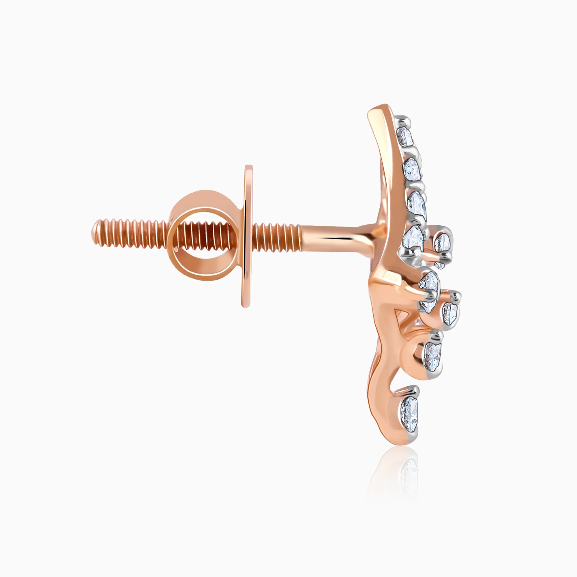 Rose Gold Prodigy Diamond Earrings - Image 5