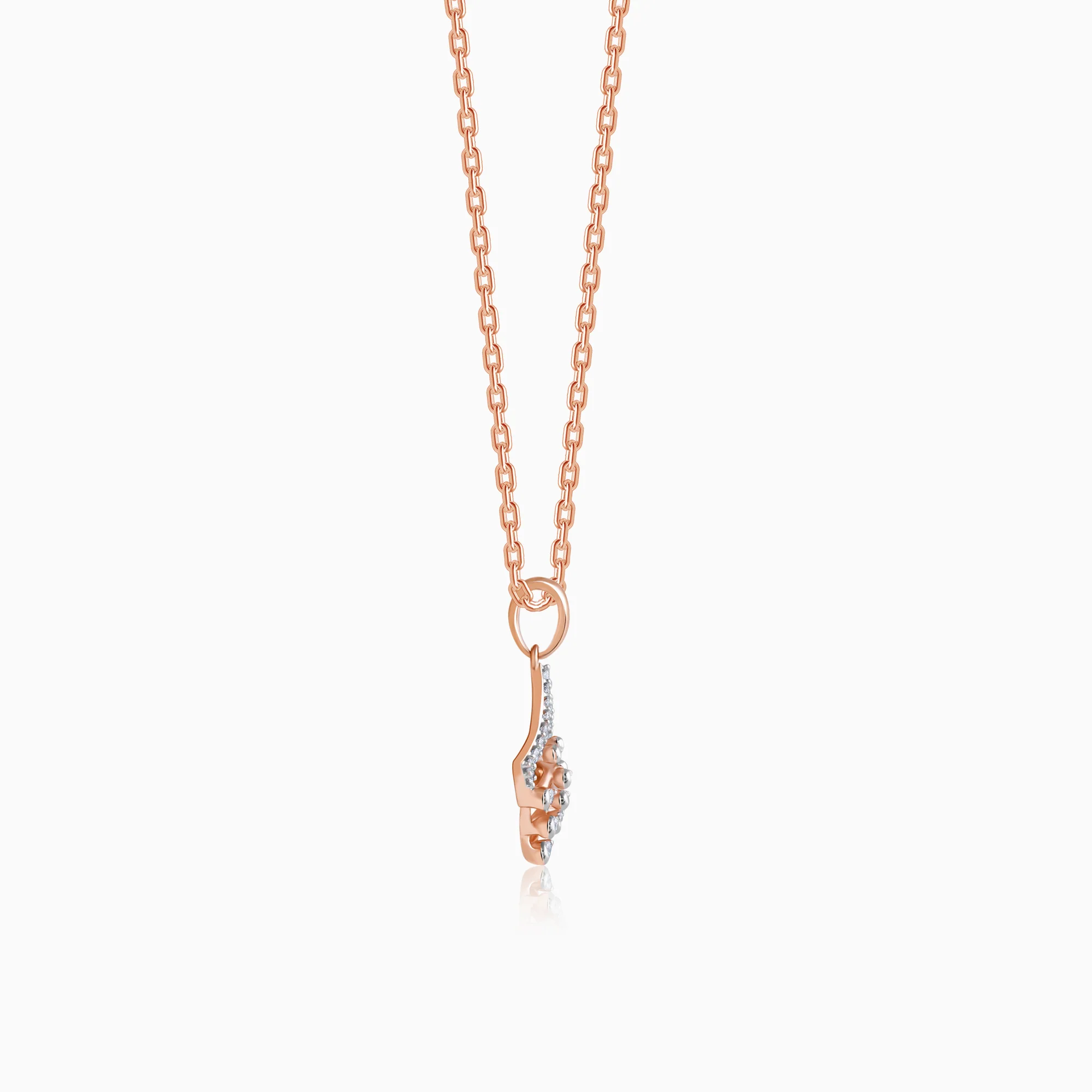 Rose Gold Prodigy Diamond Pendant - Image 5