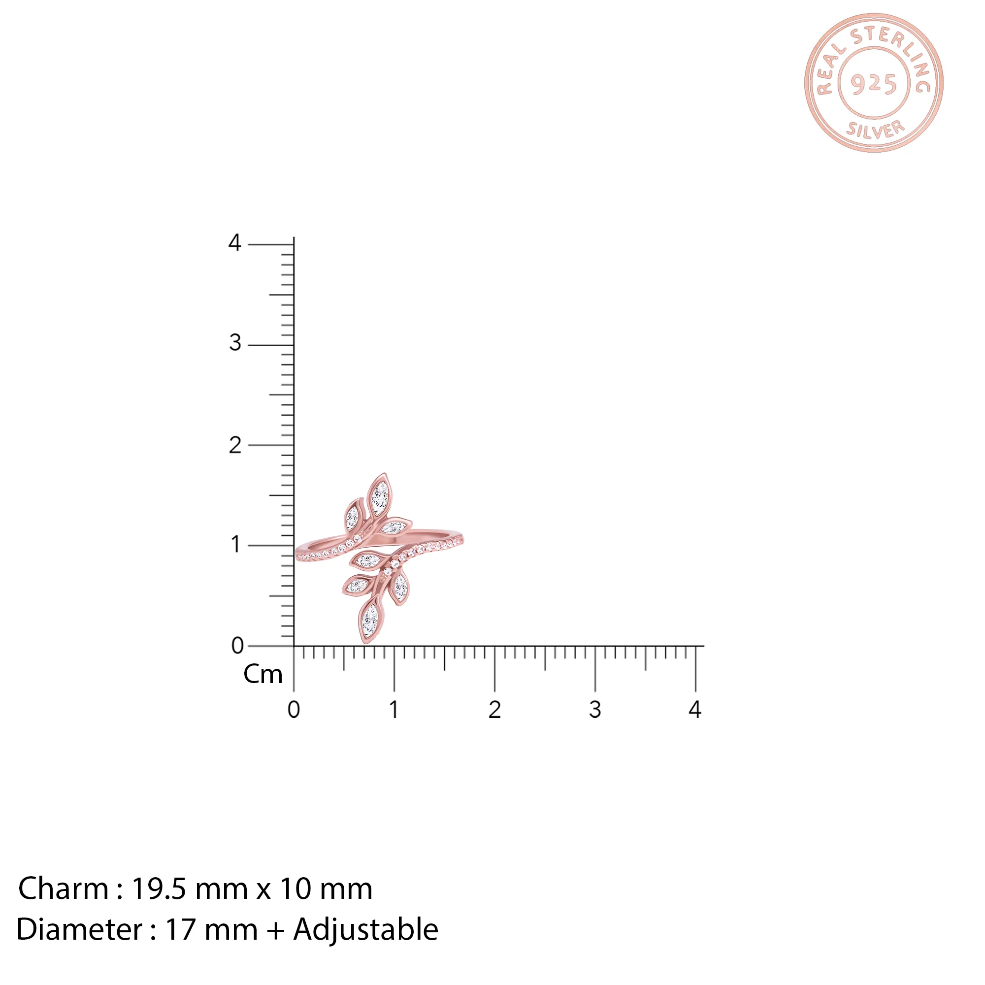 Rose Gold Pure Poise Ring - Image 4