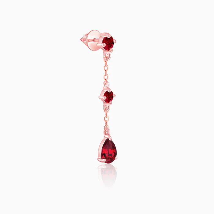 Rose Gold Queen of Love Earrings - Image 4