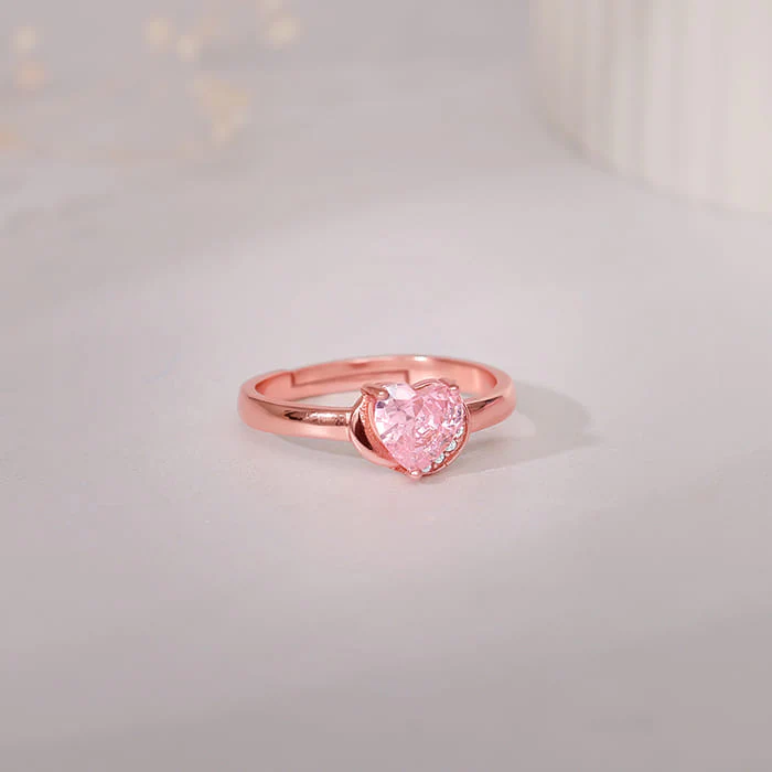 Rose Gold Radiance of Love Ring - Image 2