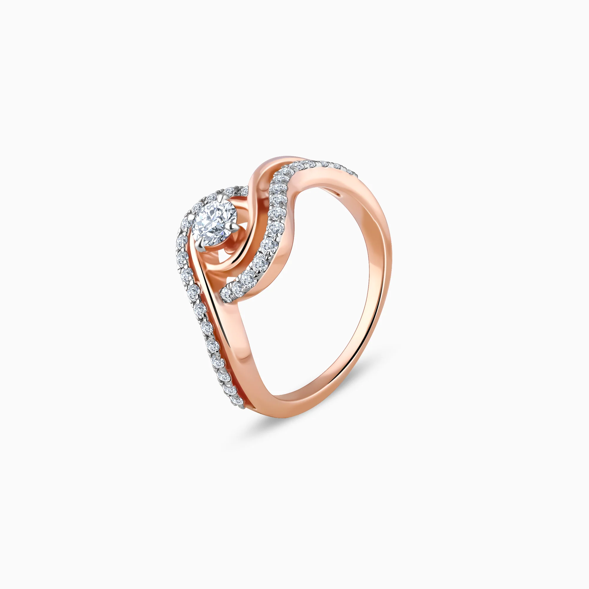 Rose Gold Rhea Solitaire Diamond Ring - Image 5