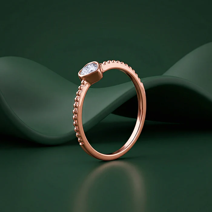Rose Gold Rilynn Ring (Size 12) - Image 2