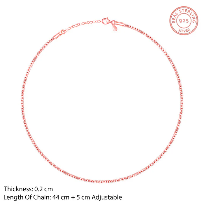 Rose Gold Ripple of Happiness Chain - Image 5