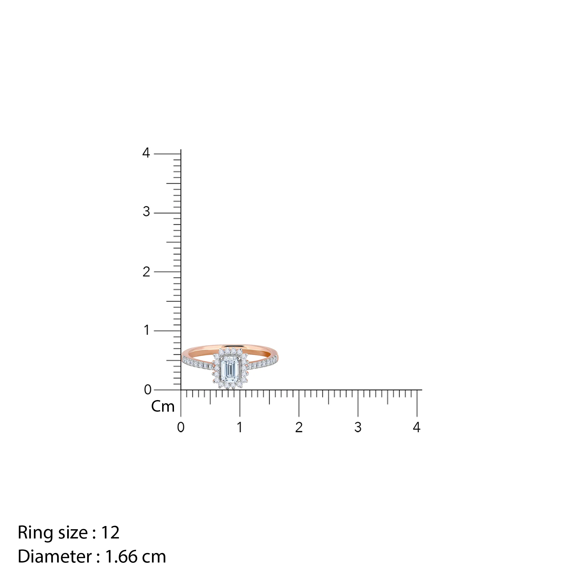 Rose Gold Sanguine Solitaire Lab Grown Diamond Ring - Image 6