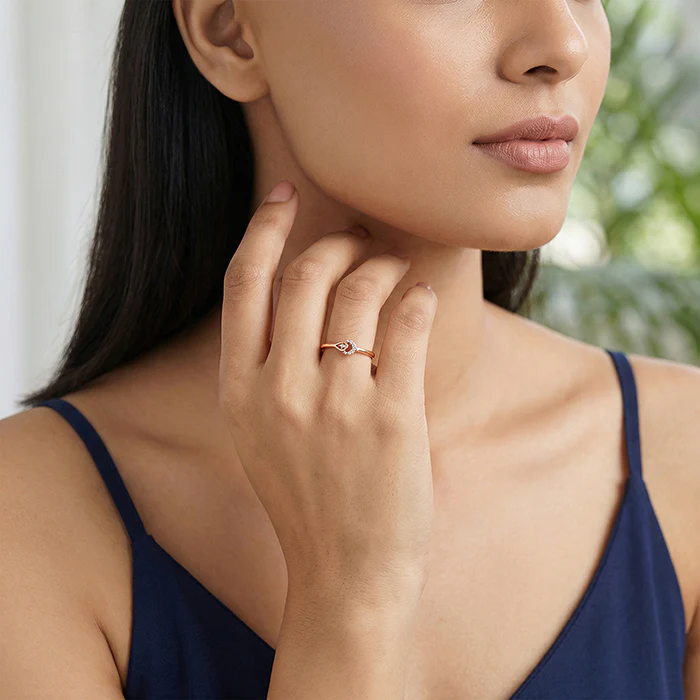 Rose Gold Starlight Ring - Image 3
