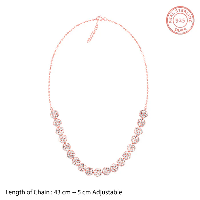 Rose Gold Studded Flower Set of Three - Image 6