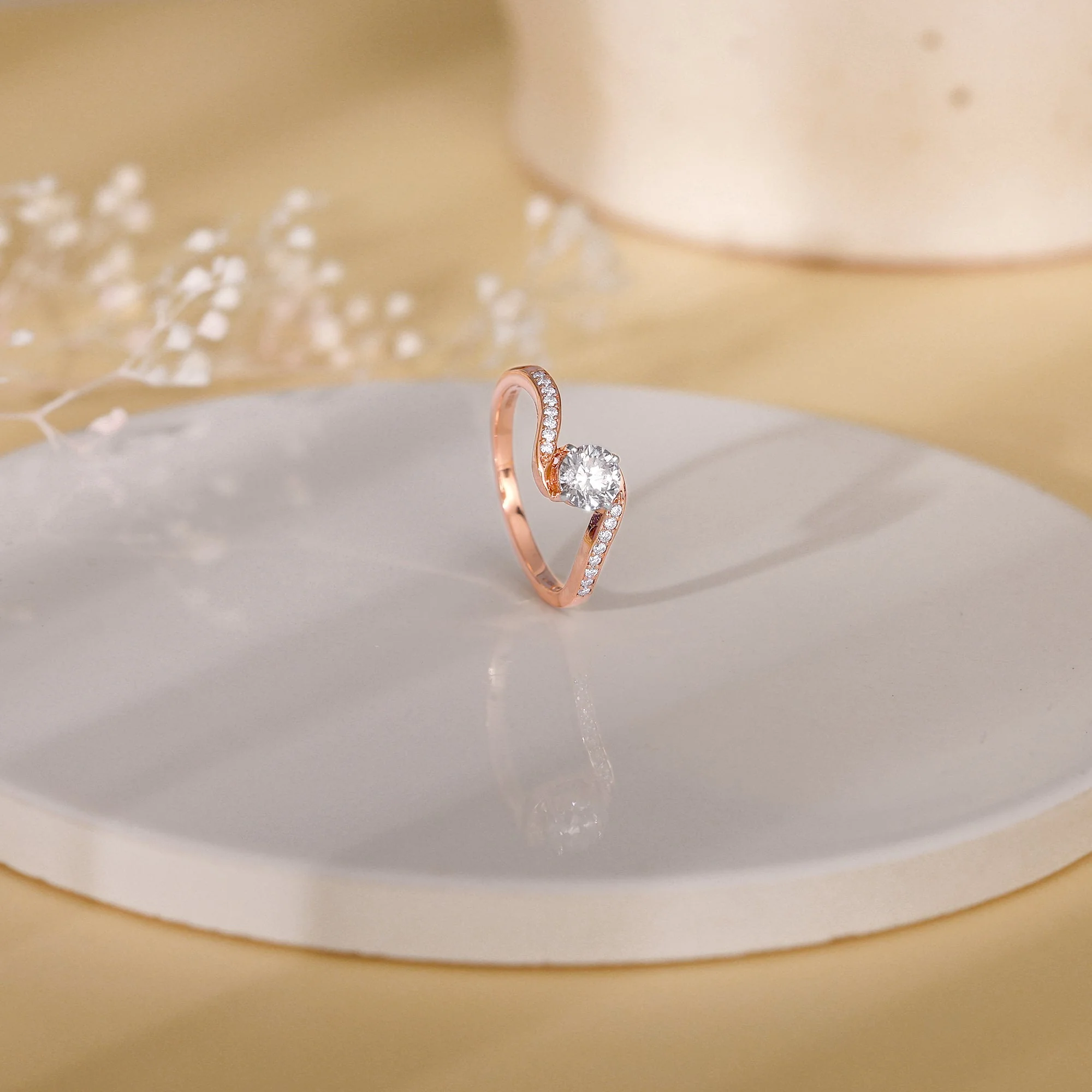 Rose Gold Stunners Solitaire Diamond Ring - Image 2