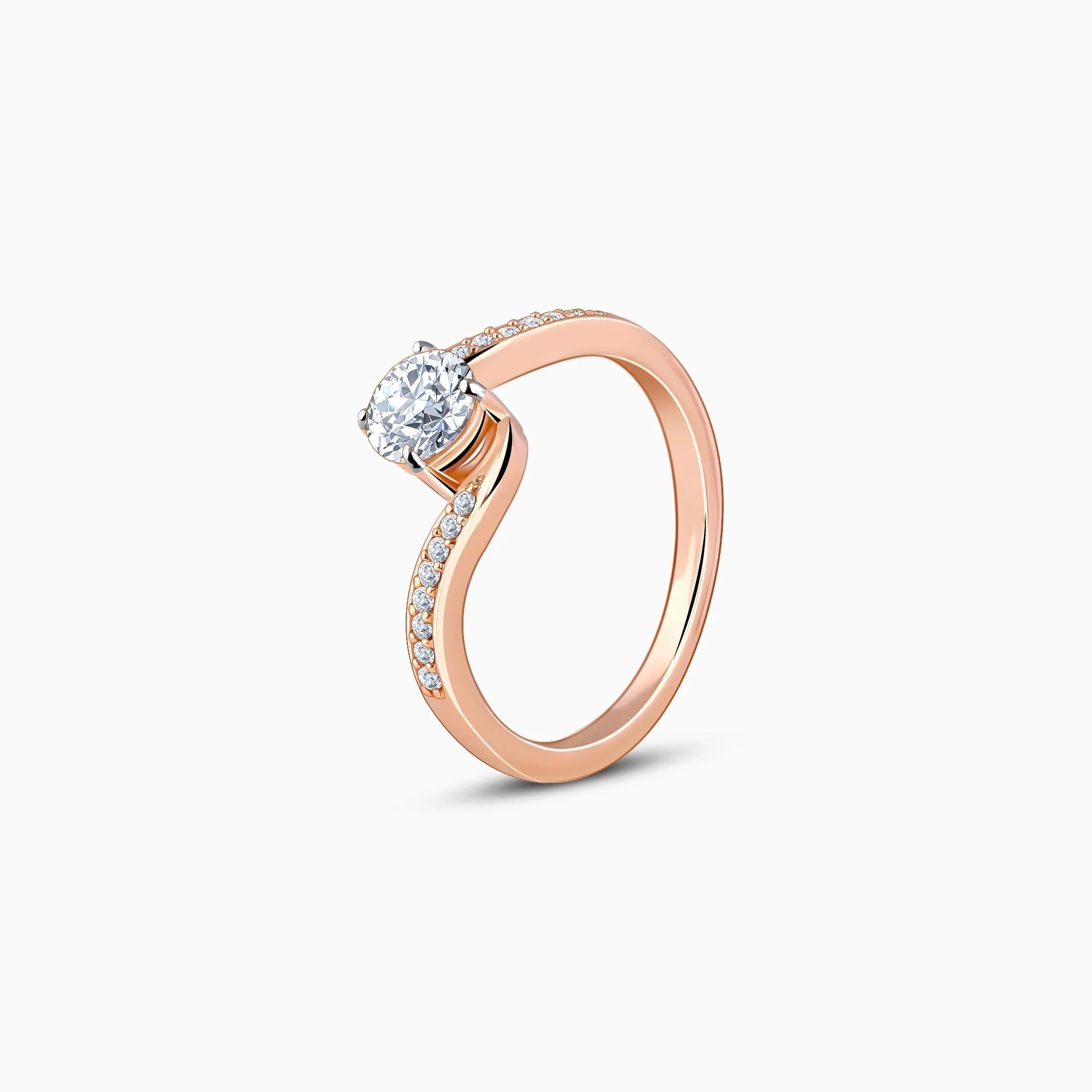Rose Gold Stunners Solitaire Diamond Ring - Image 4