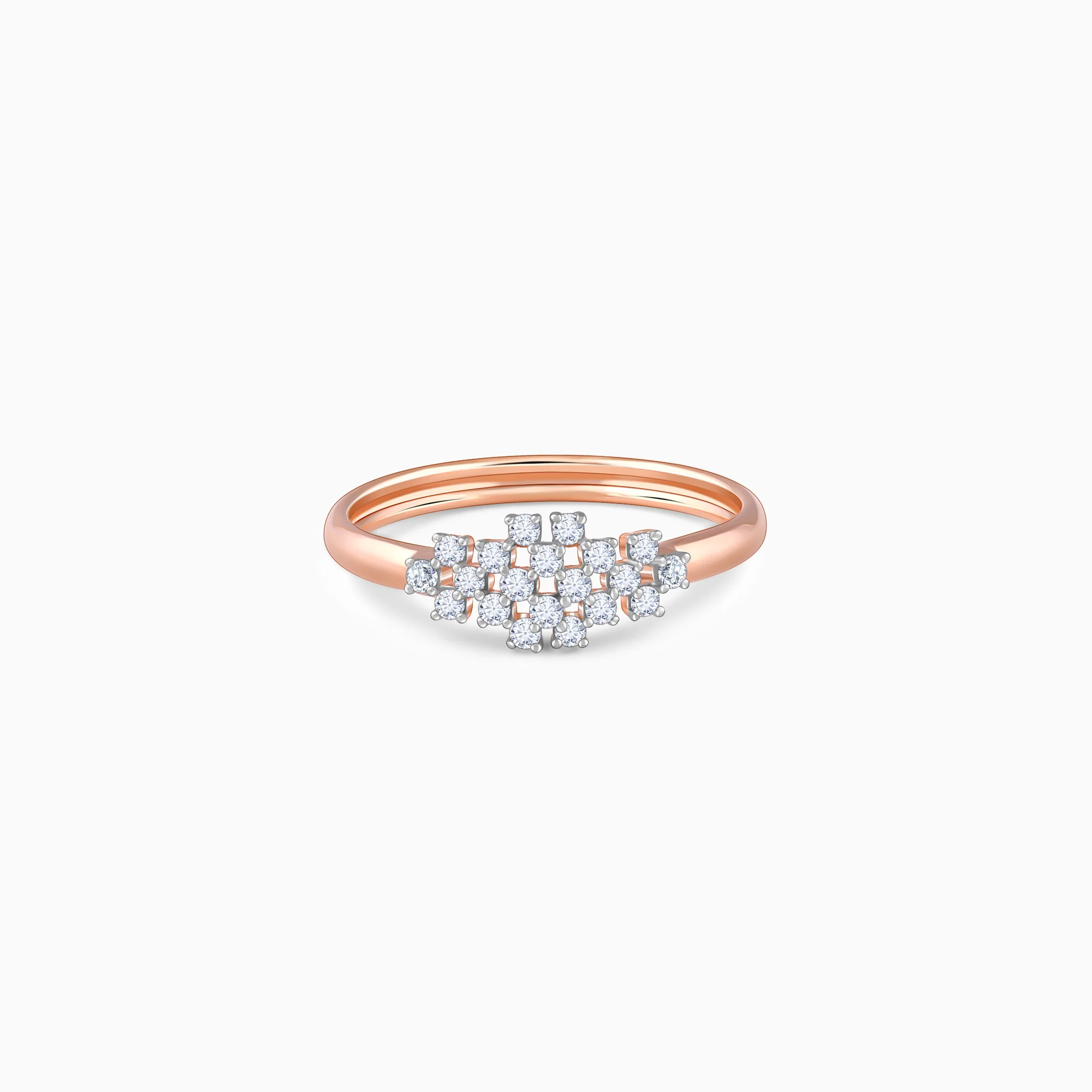 Rose Gold Stunning Lab Grown Diamond Ring