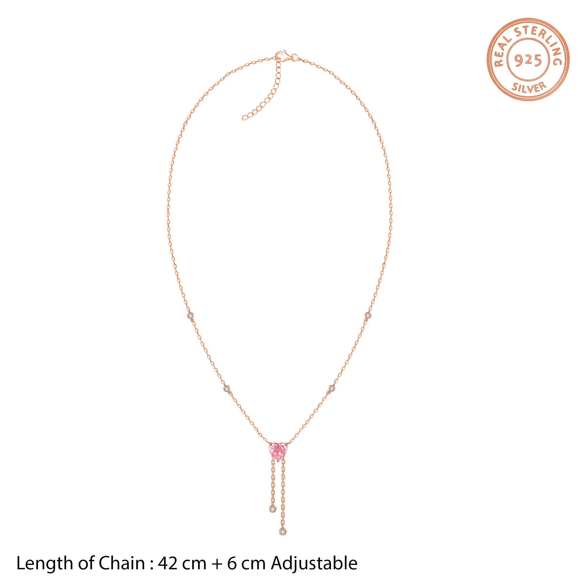 Rose Gold Sweet Reverie Necklace - Image 5