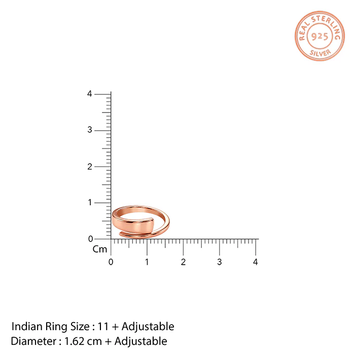 Rose Gold Timeless Flow Ring - Image 4
