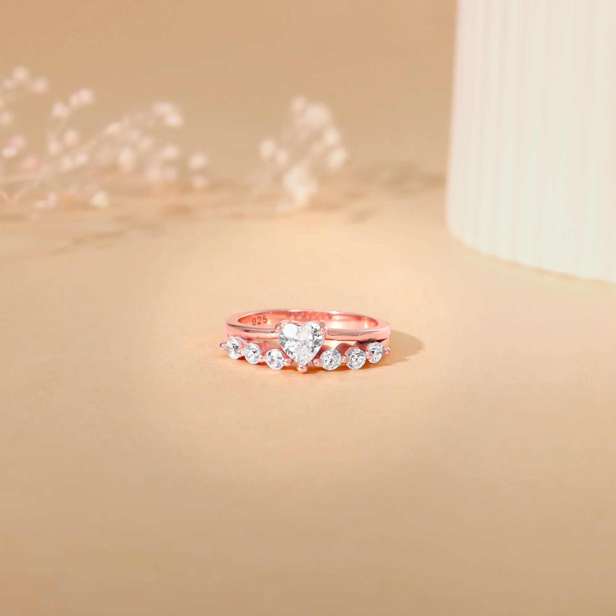 Rose Gold Unstoppable Love Ring - Image 2
