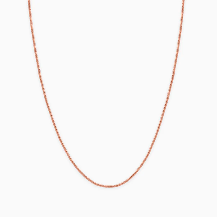 Rose Gold Venetian Box Waist Chain - Image 3