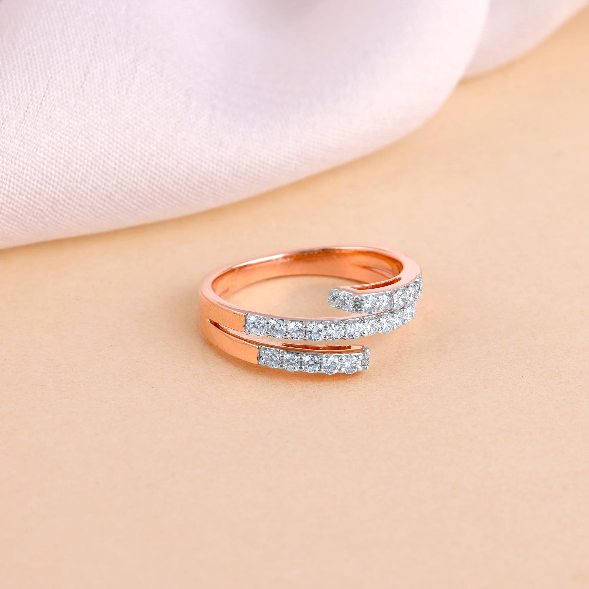 Rose Gold Versatile Lab Grown Diamond Ring - Image 2