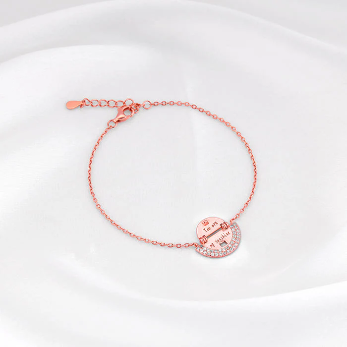 Rose Gold You Are My Sunshine Bracelet - Image 3