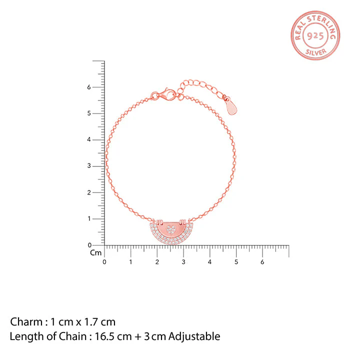 Rose Gold You Are My Sunshine Bracelet - Image 6