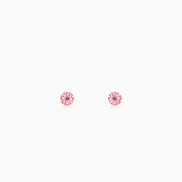 Rose Gold You're One Of A Kind Earrings