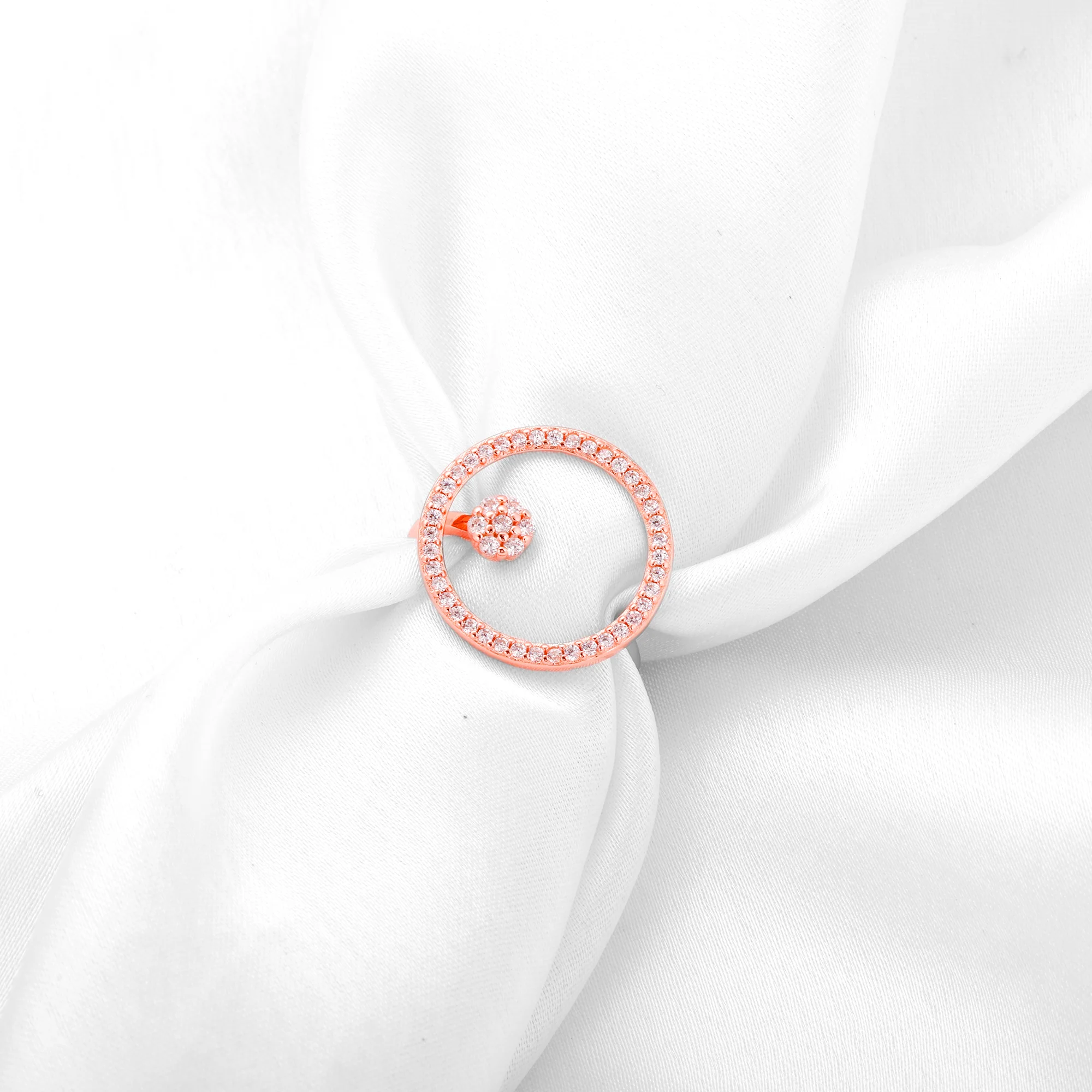 Rose Gold Orbit Ring - Image 2