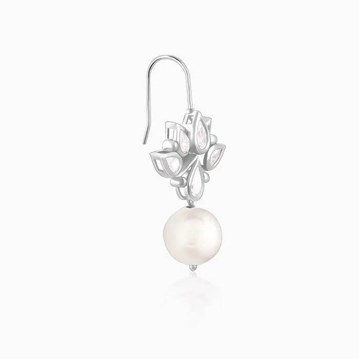 Silver Aaliyah Earrings - Image 4