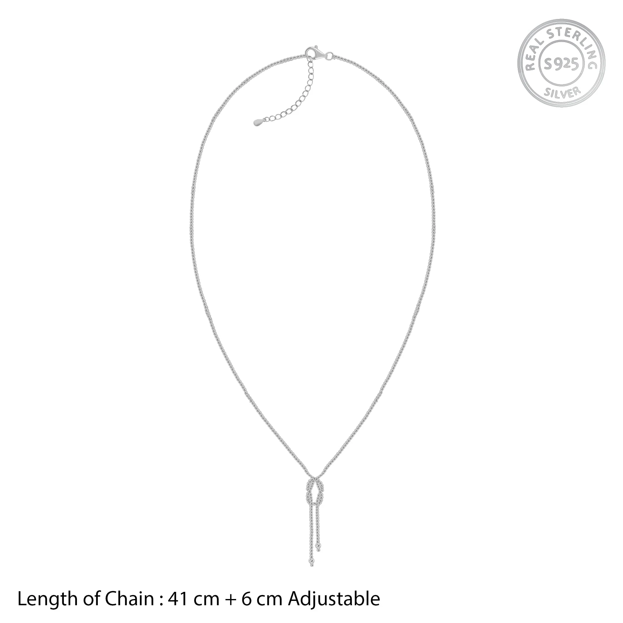 Silver Afterglow Necklace - Image 4