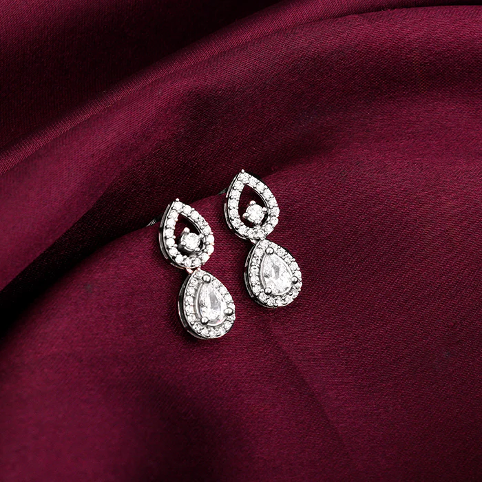 Silver Alluring Earrings - Image 2