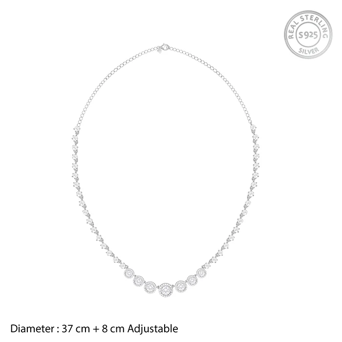 Silver Angelina Necklace - Image 4