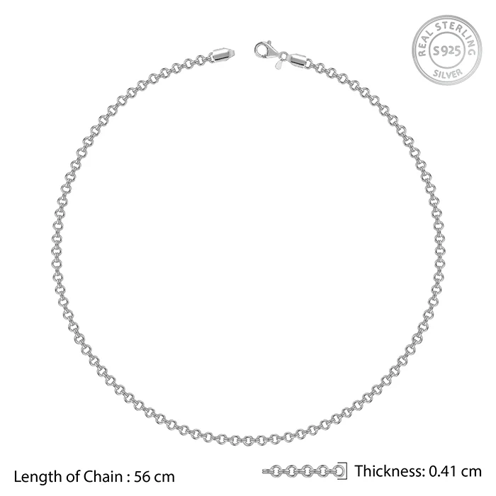 Silver Atlas Chain for Him - Image 5