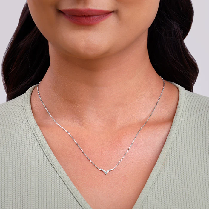 Silver Avya Necklace - Image 3