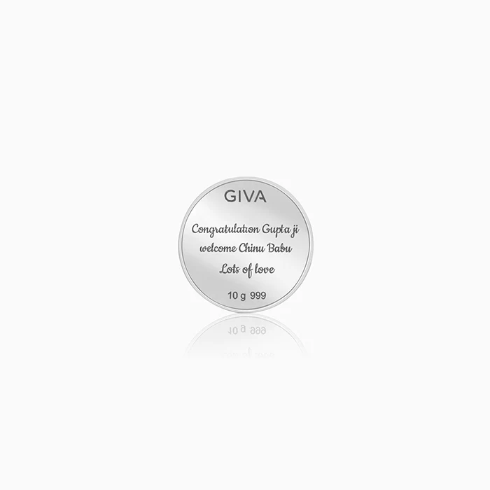 Silver Babyshower Coin - (10g) - Image 3