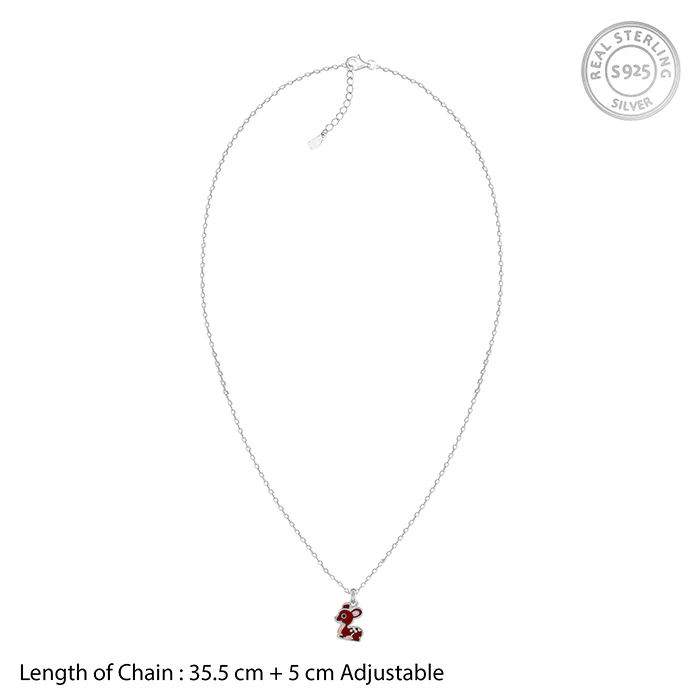 Silver Bamby Kids Pendant with Link Chain - Image 6