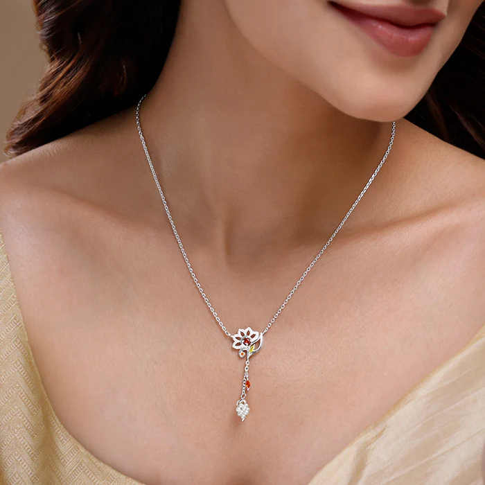 Silver Bhavani Necklace - Image 3