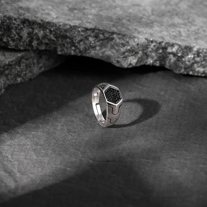 Silver Black is King Ring For Him - Image 2