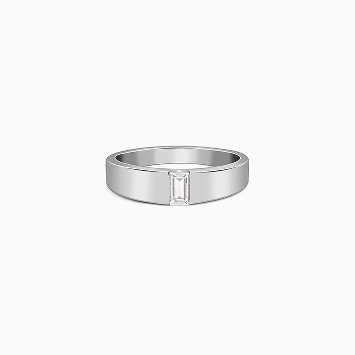 Silver Blaze Ring for Him
