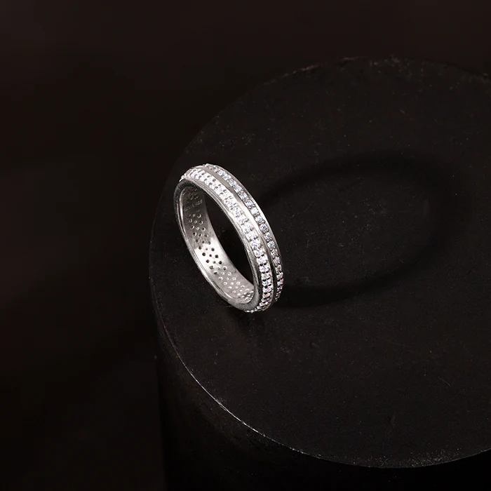 Silver Bold Fate Ring For Him - Image 2