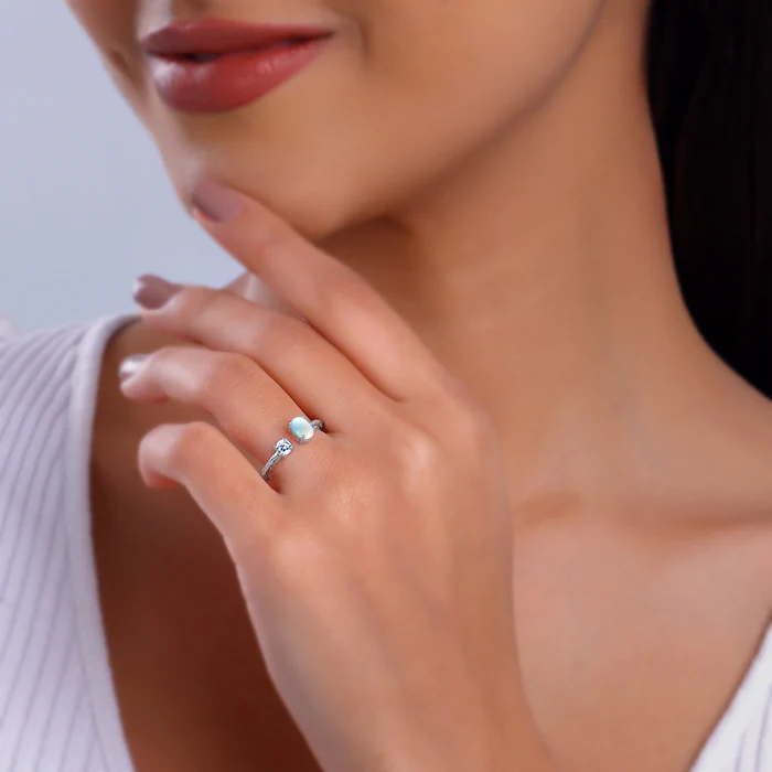 Silver Bold & Pretty Ring - Image 3