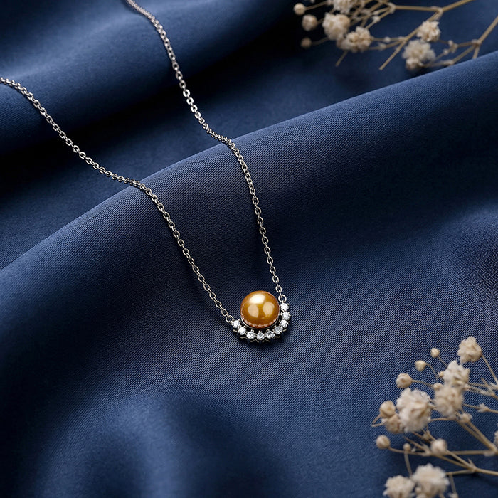 Silver Cate Pearl Necklace - Image 2
