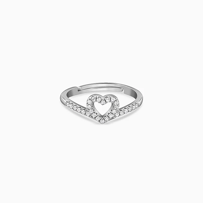 Silver Celeste Love Ring