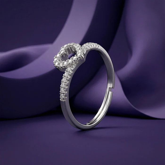 Silver Celeste Love Ring - Image 2